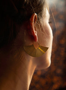 Boucles d’oreille créoles striées